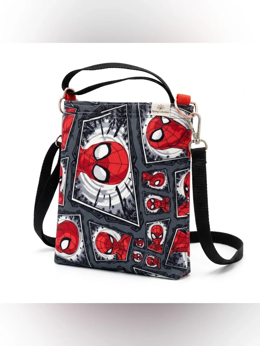 Spider-Man Marvel Inspired Comic Crossbody Cell Phone Bag Purse-Handmade By JJB